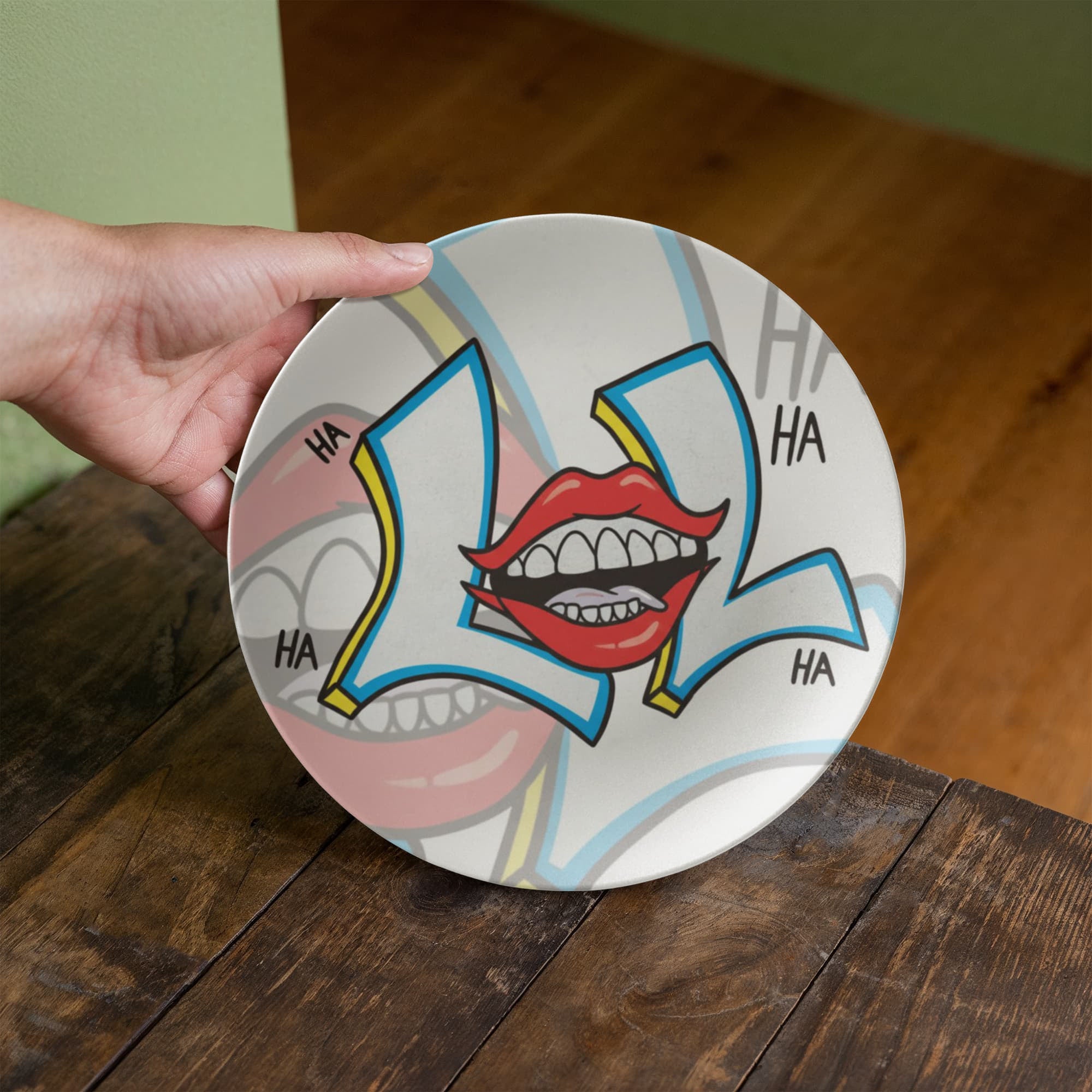 LOL HA HA Classic 10” Plate by GT Artland
