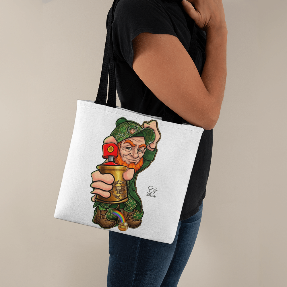 Luck Spray Can Leprechaun St Patrick Themed Graffiti Geared Classic Tote Bag By GT Artland