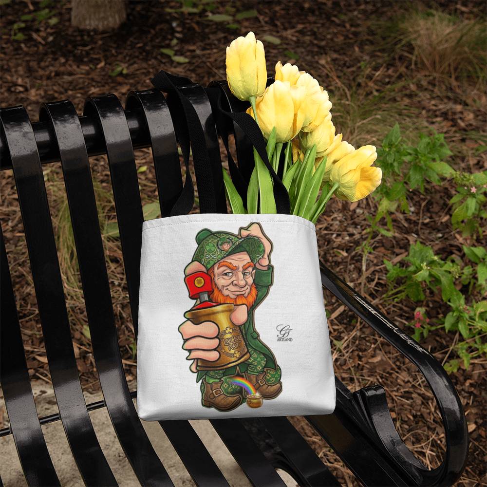 Luck Spray Can Leprechaun St Patrick Themed Graffiti Geared Classic Tote Bag By GT Artland