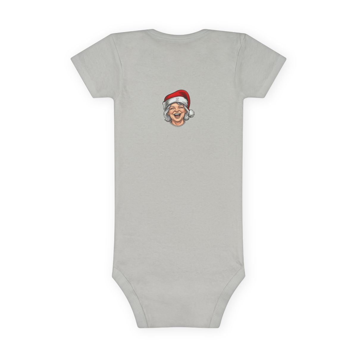 Christmas Mr and Mrs Designer Clause Baby Short Sleeve Onesie® by GT Artland