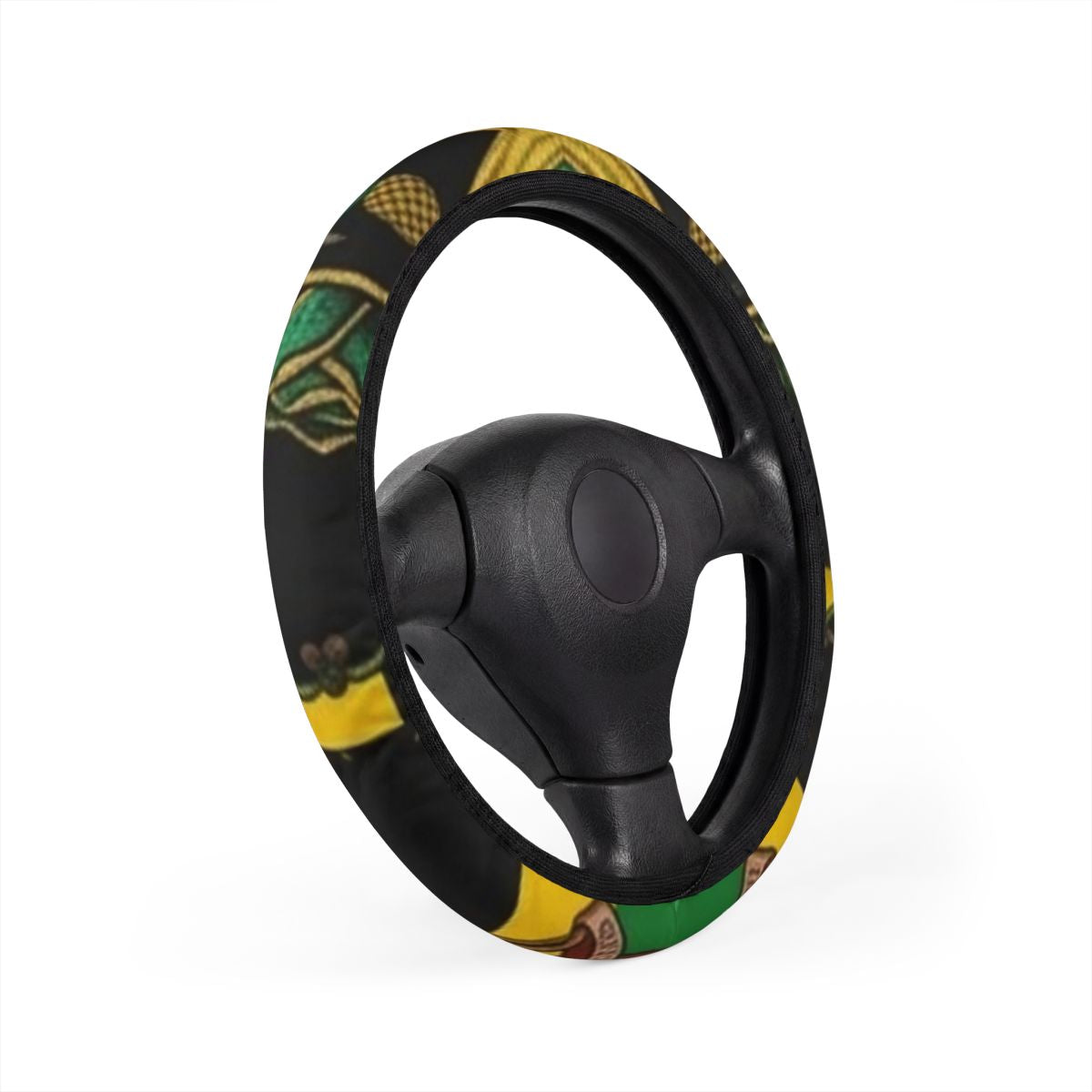 Rude Boy Rosta Mon Jamaican Designer Car Steering Wheel Cover by GT Artland