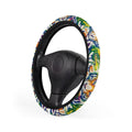 Tiger Rainbow Jungle Twist Furious Cute Designer Car Steering Wheel Cover by GT Artland