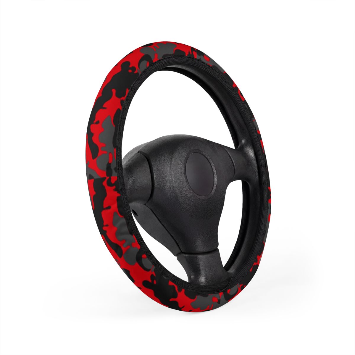 Dessert Storm Militant Red Drop Designer Car Steering Wheel Cover by GT Artland