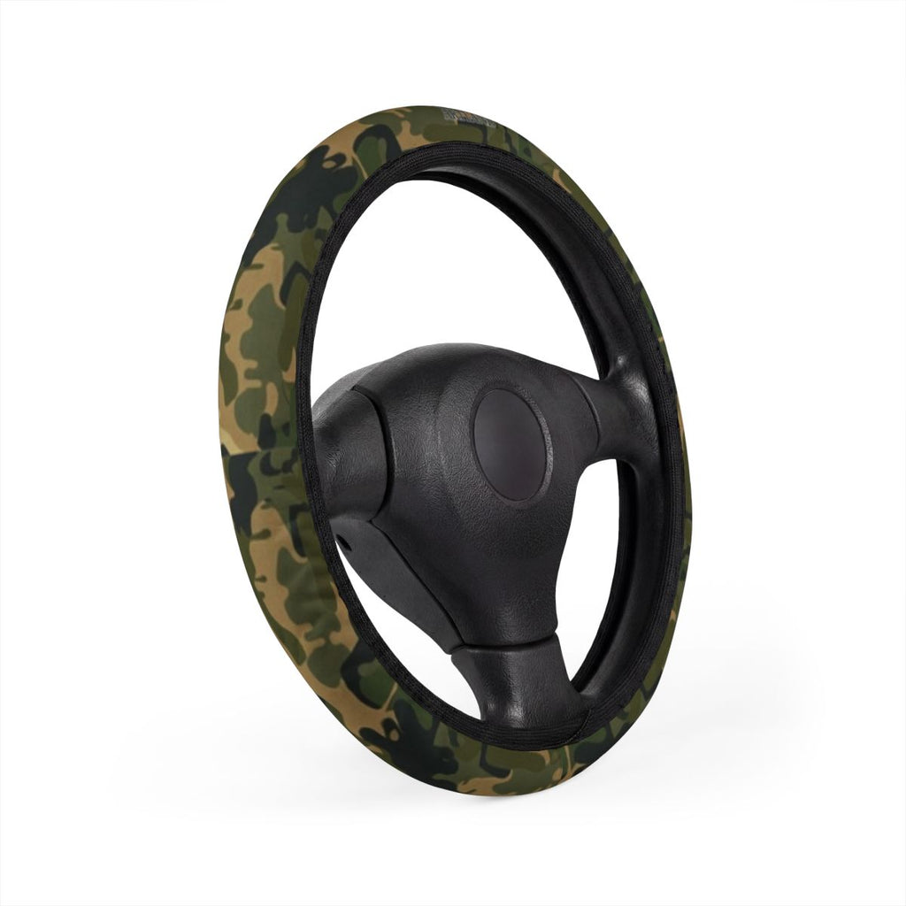 Army Military Drip Designer Drift Car Steering Wheel Cover by GT Artland