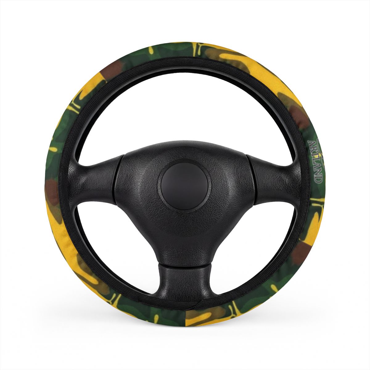 Autumn Forest Fatigue Army Drip Elite Designer Car Steering Wheel Cover by GT Artland