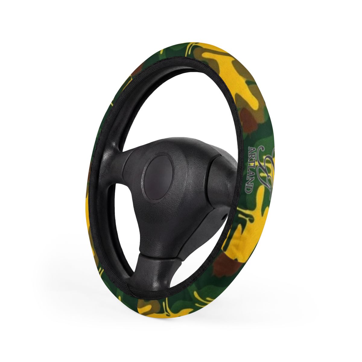 Autumn Forest Fatigue Army Drip Elite Designer Car Steering Wheel Cover by GT Artland