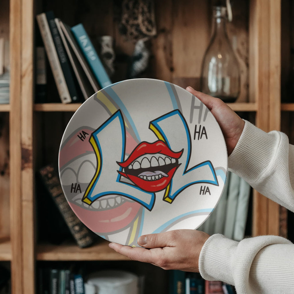 LOL HA HA Classic 10” Plate by GT Artland