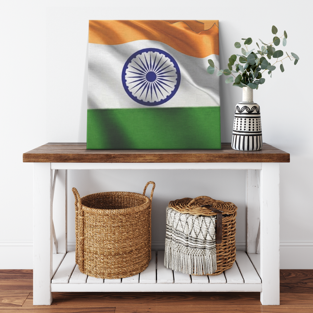 Indian Swagga Abstract Designer Twist Canvas Wrap by GT Artland