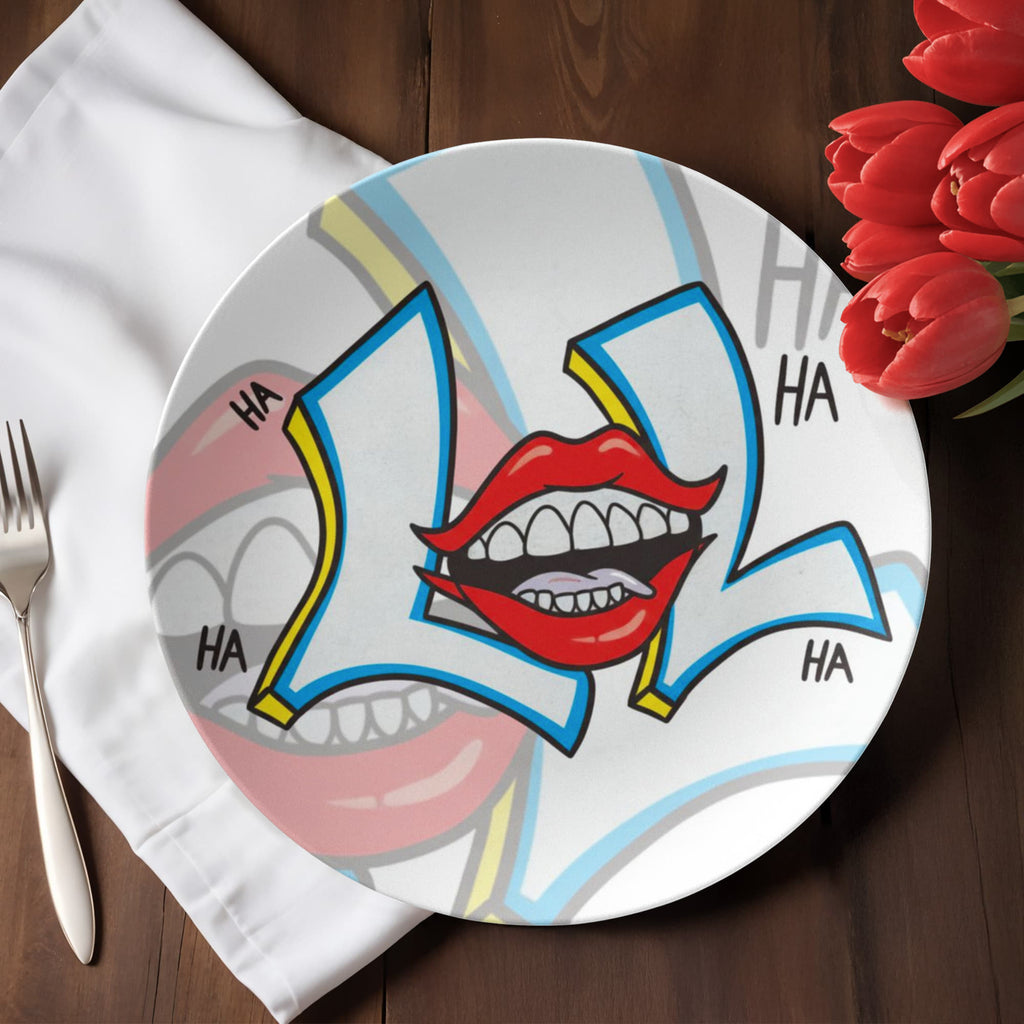 LOL HA HA Classic 10” Plate by GT Artland