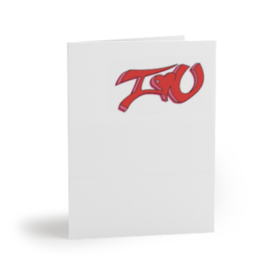 Love Dude Personalized Name Greeting Cards  (8, 16, and 24 pcs) by GT Artland