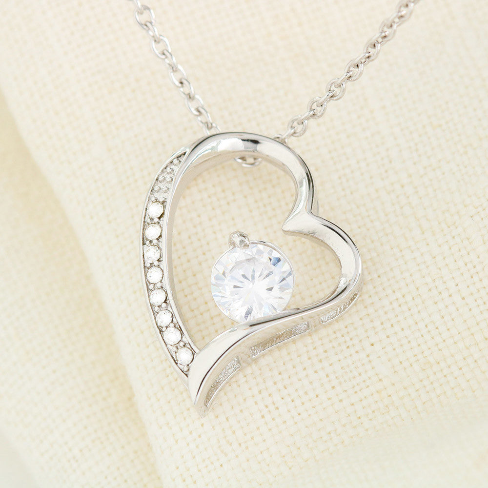 Shamrock Heart Leprechaun Irish Lovey Dovey Designer Forever Love Necklace (Rhodium ONLY) + Luxury Box by GT Artland