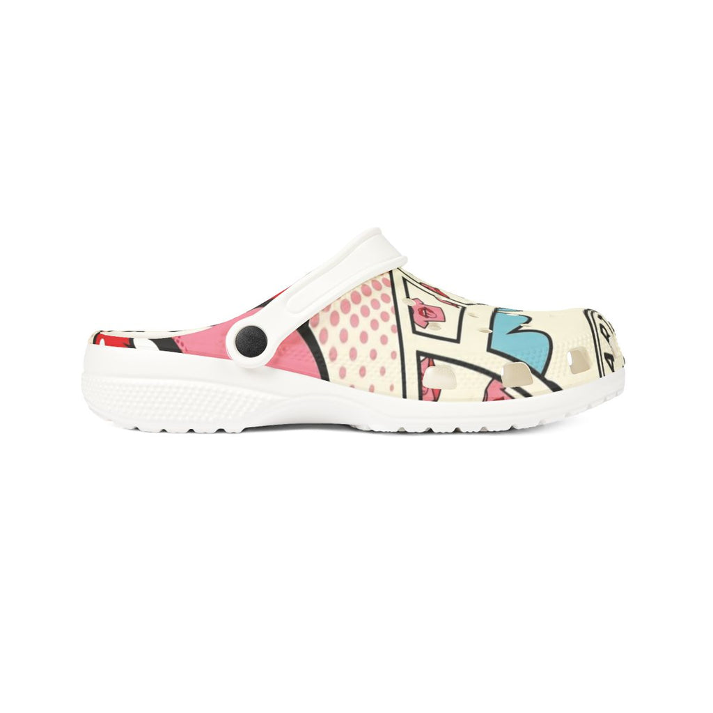 Licky Red Kiss Tongue Action Designer EVA Foam Rubber Shoes by GT Artland