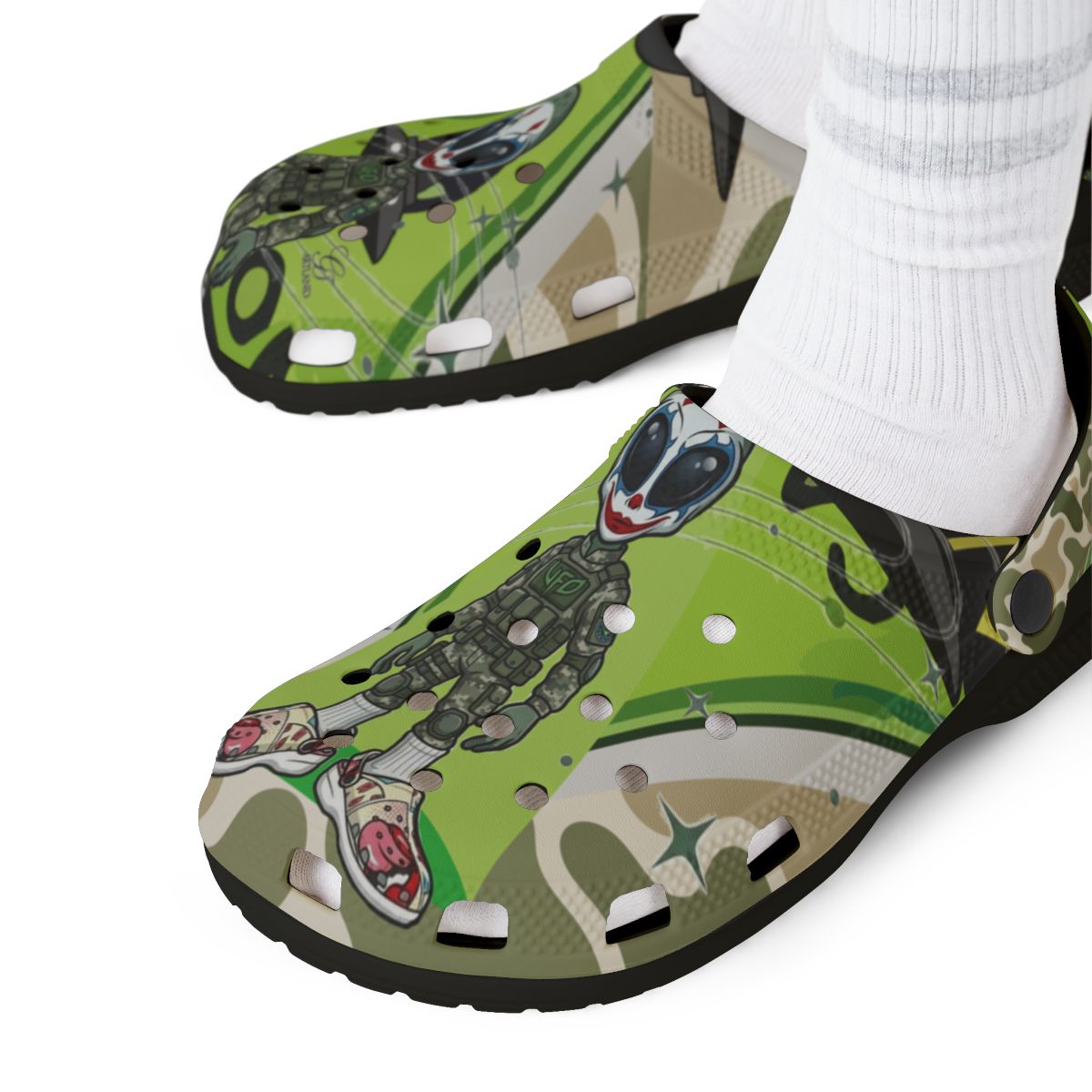 Military Action Designer UFO EVA Foam Rubber Shoes by GT Artland
