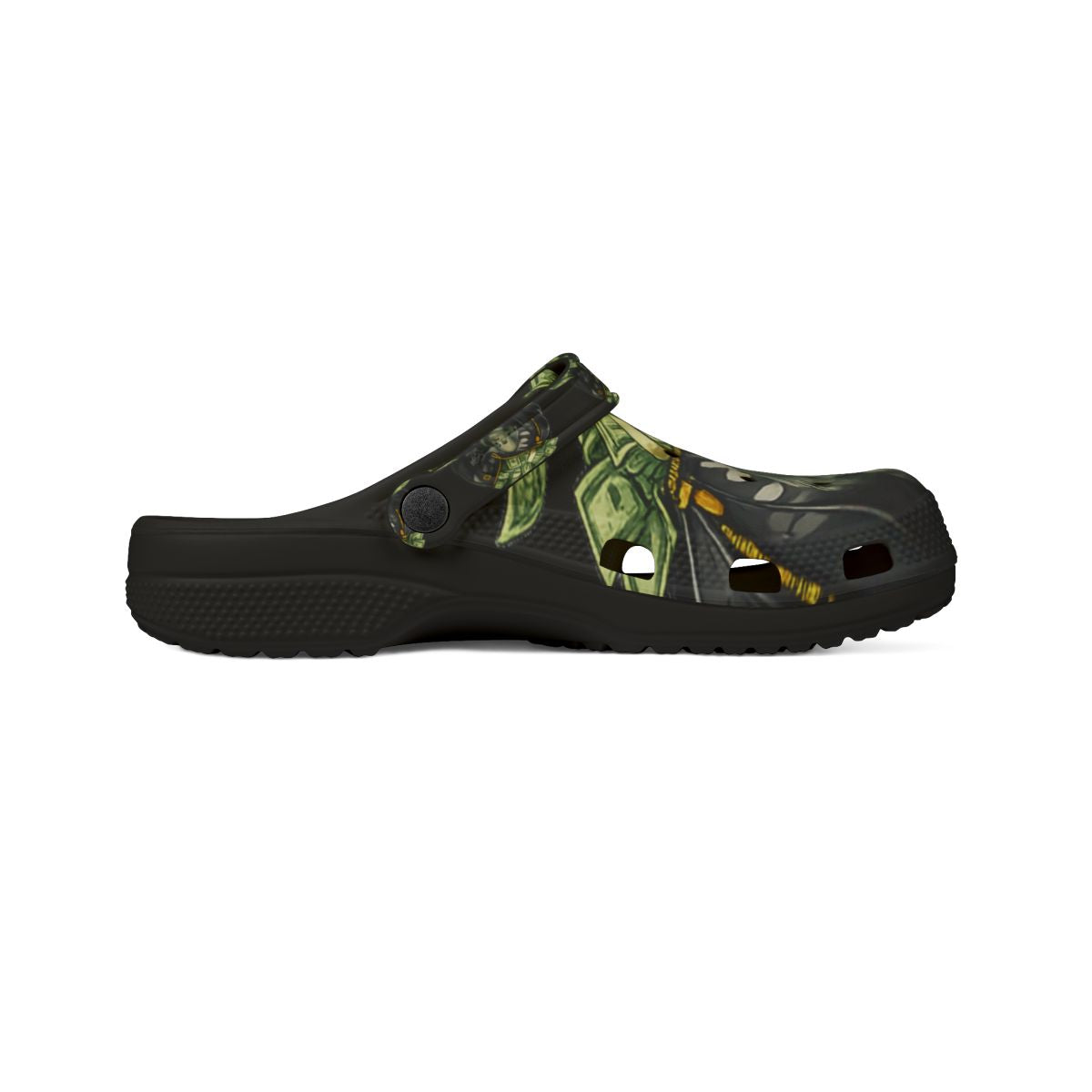 Big Money Bag Onyx Cash Banks EVA Foam Rubber Shoes by GT Artland