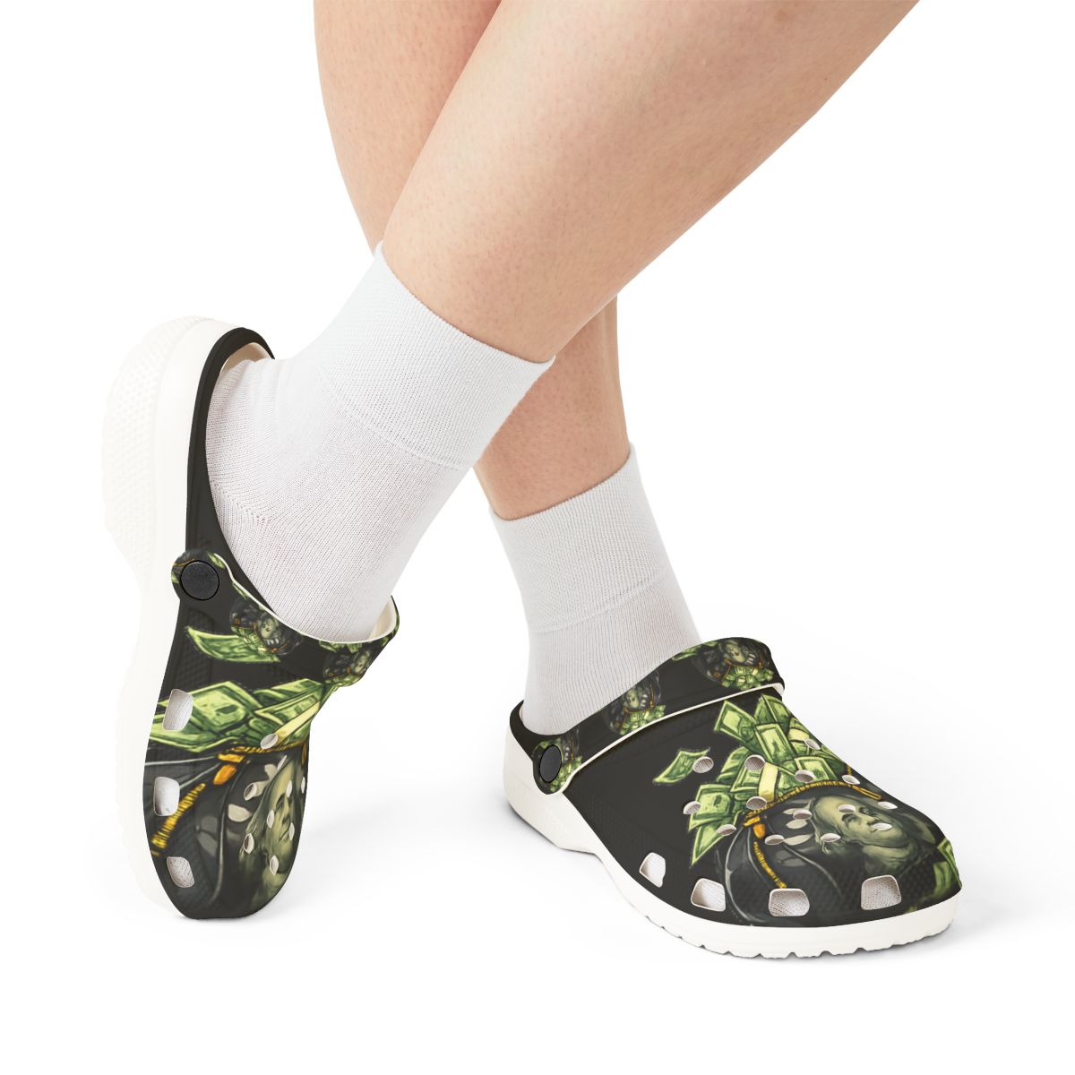 Big Money Bag Onyx Cash Banks EVA Foam Rubber Shoes by GT Artland