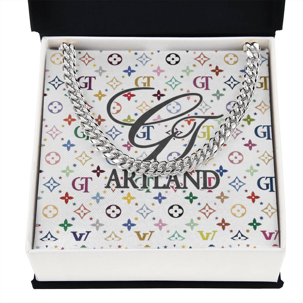 Designer Rainbow Lux Cuban Link Chain w/ Gold Option by GT Artland