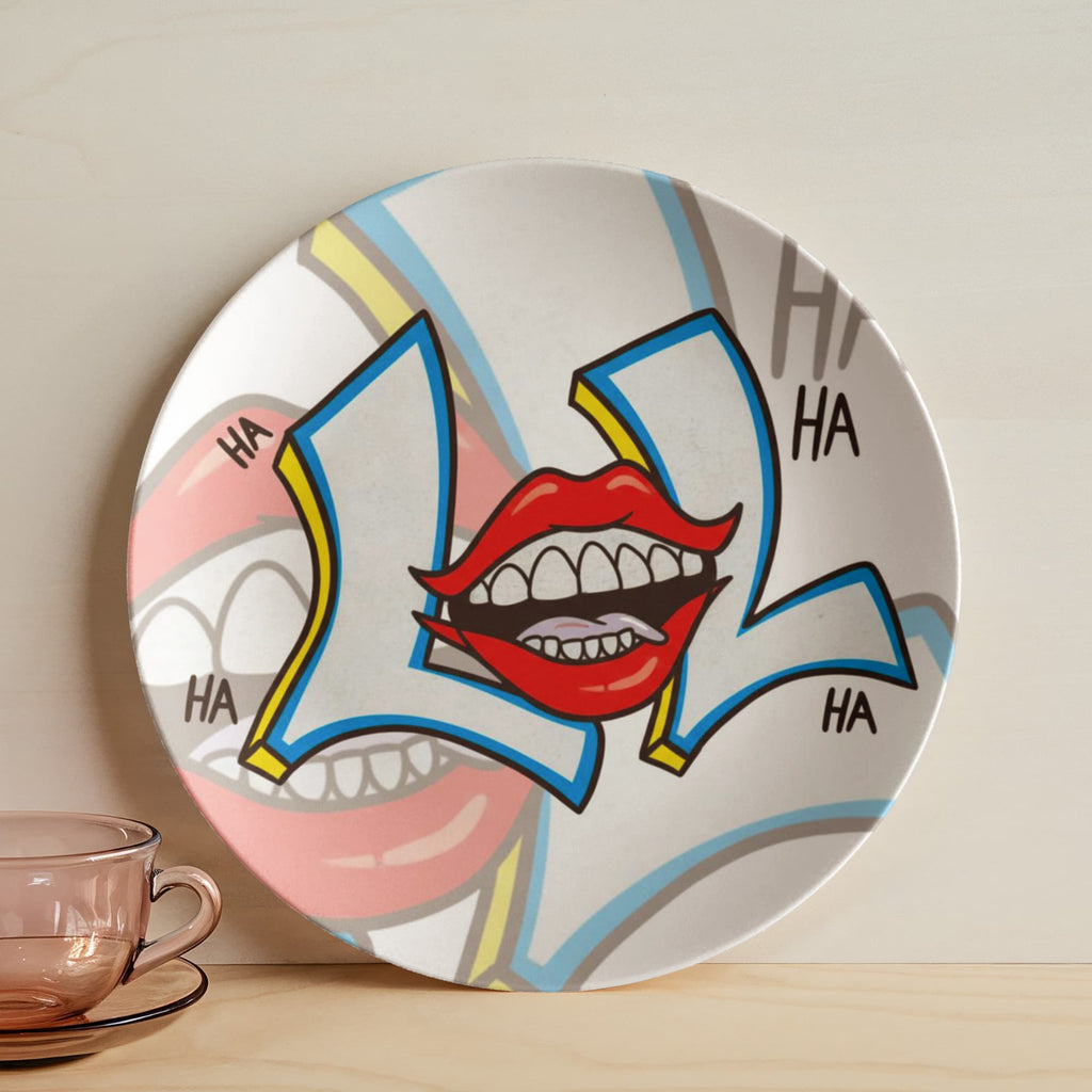 LOL HA HA Classic 10” Plate by GT Artland