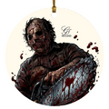 Chainsaw Horror Show SUBORNC Circle Ornament by GT Artland