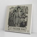Let Freedom Ring Jesse Jackson Designer Historical Legacy Canvas Wrap by GT Artland