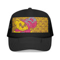 Pink Goon Swag Bear Foam Trucker Hat by GT Artland