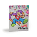 Love Dude Personalized Name Greeting Cards  (8, 16, and 24 pcs) by GT Artland