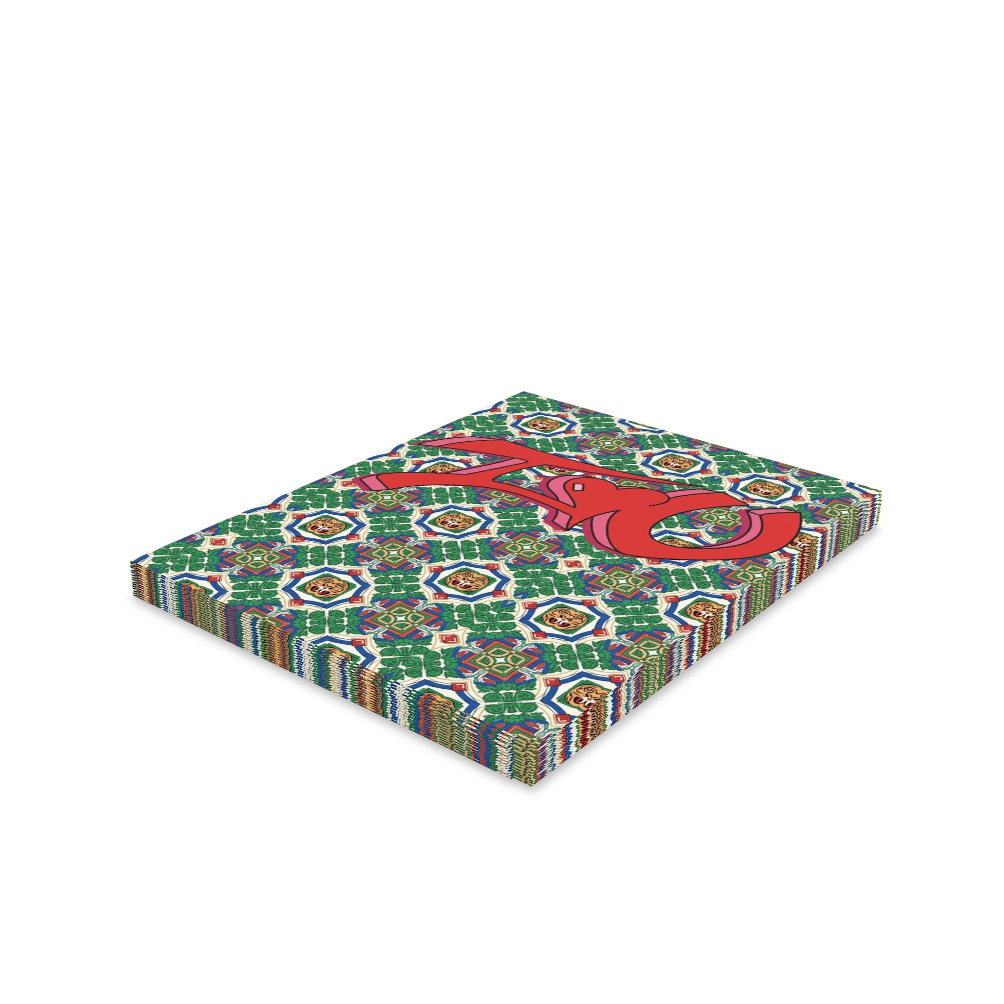 The Metro Mosaic " I Love You Graphic" Designer Greeting Cards  (8, 16, and 24 pcs) I Love You Graphic inside