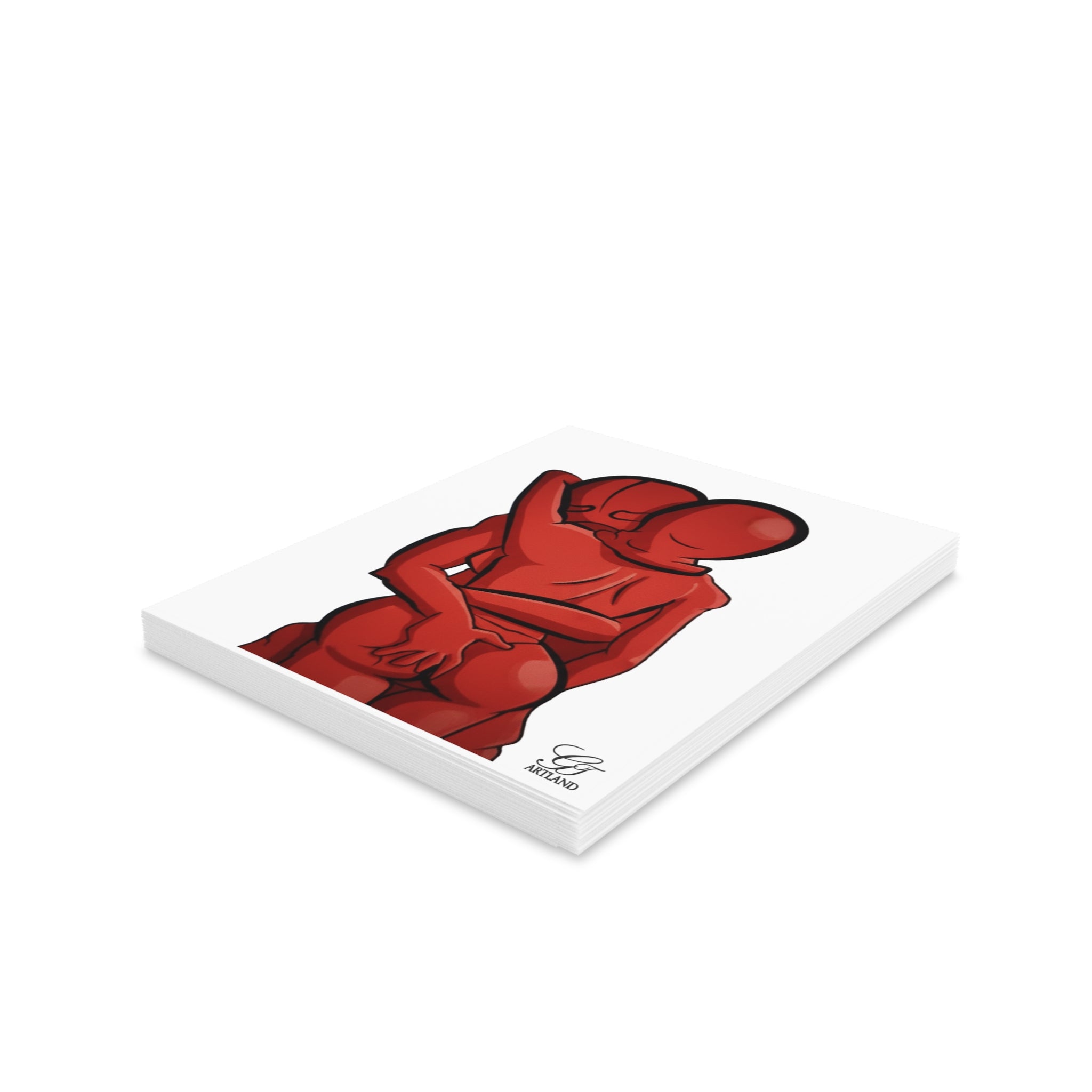 Goon Love Couple Red Edition Valentines Day Card (8, 16, and 24 pcs) by GT Artland