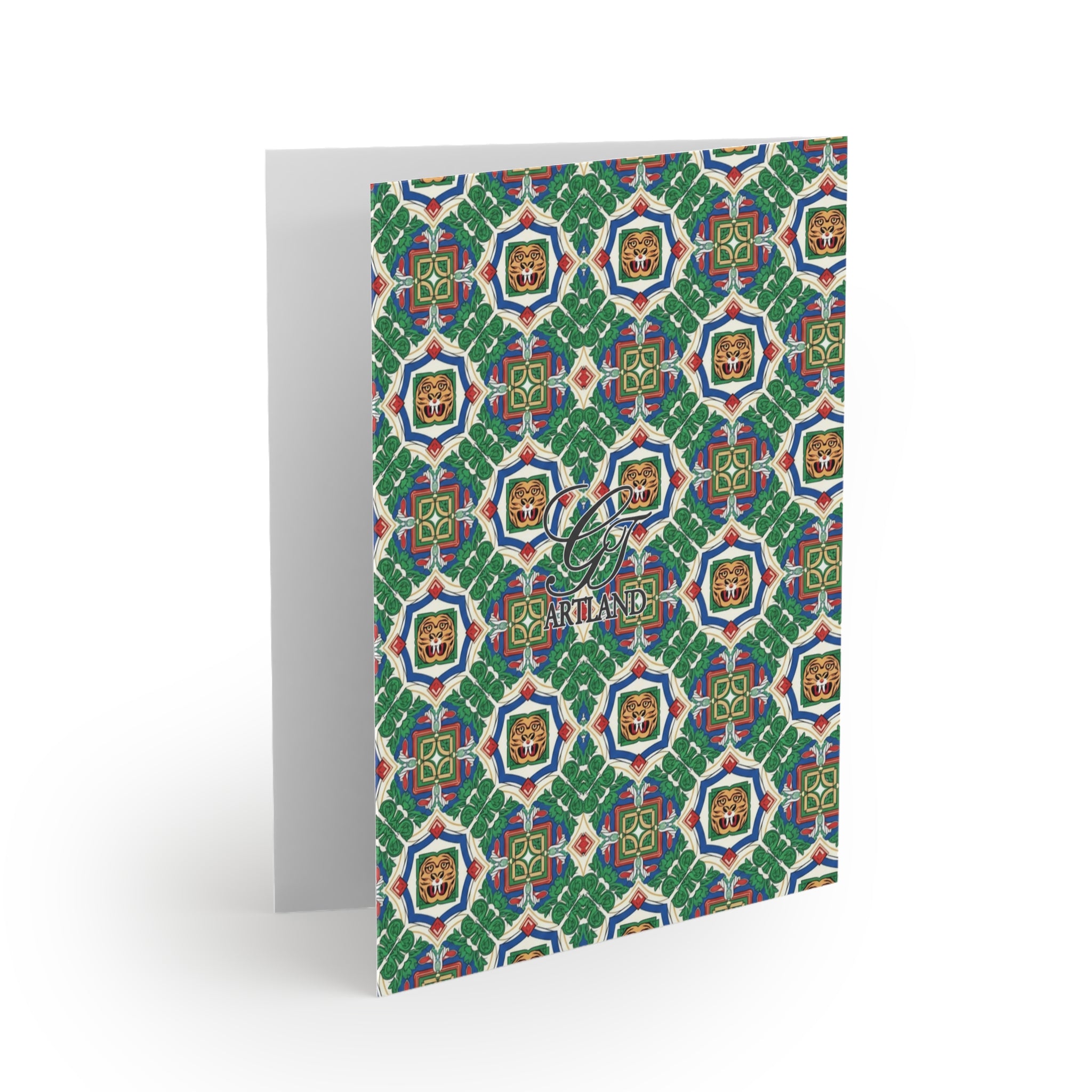 The Metro Mosaic " I Love You Graphic" Designer Greeting Cards  (8, 16, and 24 pcs) I Love You Graphic inside