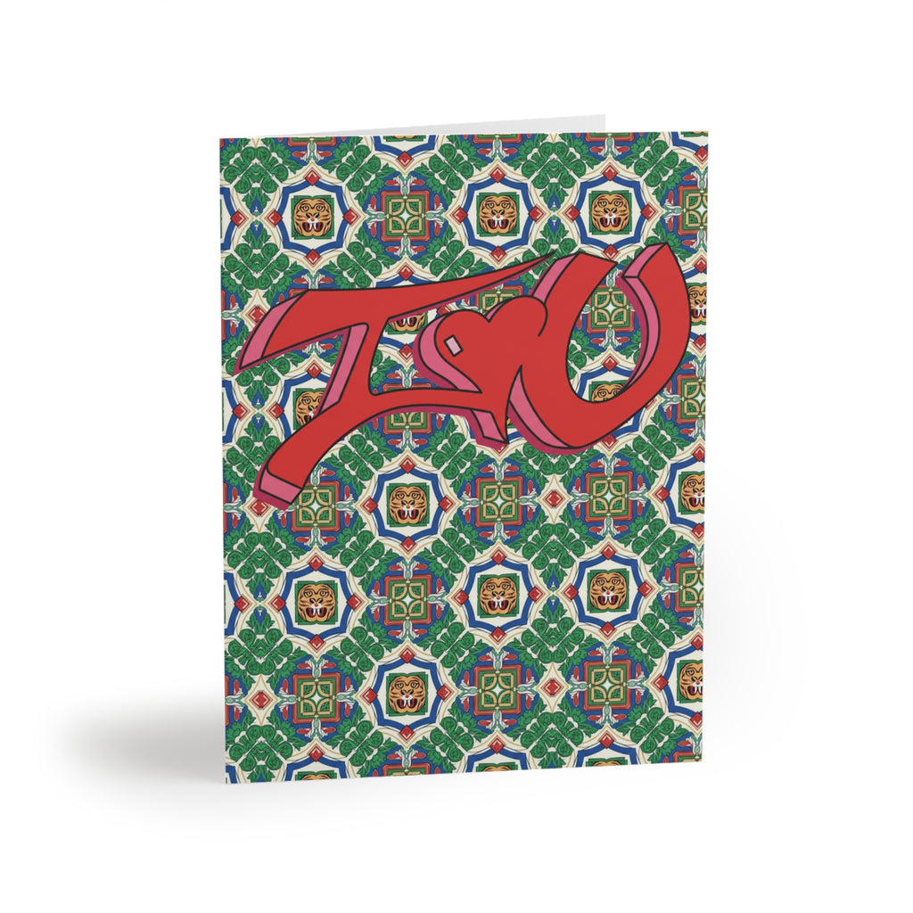 The Metro Mosaic " I Love You Graphic" Designer Greeting Cards  (8, 16, and 24 pcs) I Love You Graphic inside