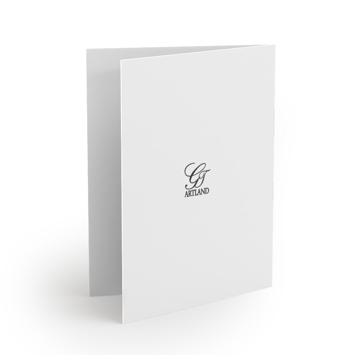 I LOVE YOU 2D GRAFFITI TAG with Personalized Name Greeting Cards  (8, 16, and 24 pcs) by GT Artland