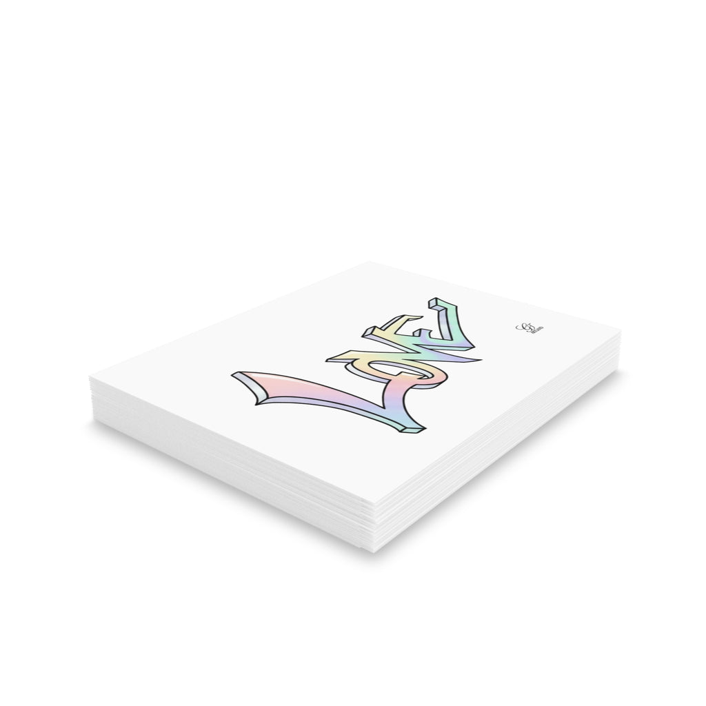 "Love" Retro Clean Greeting Cards (8, 16, and 24 pcs) by GT Artland
