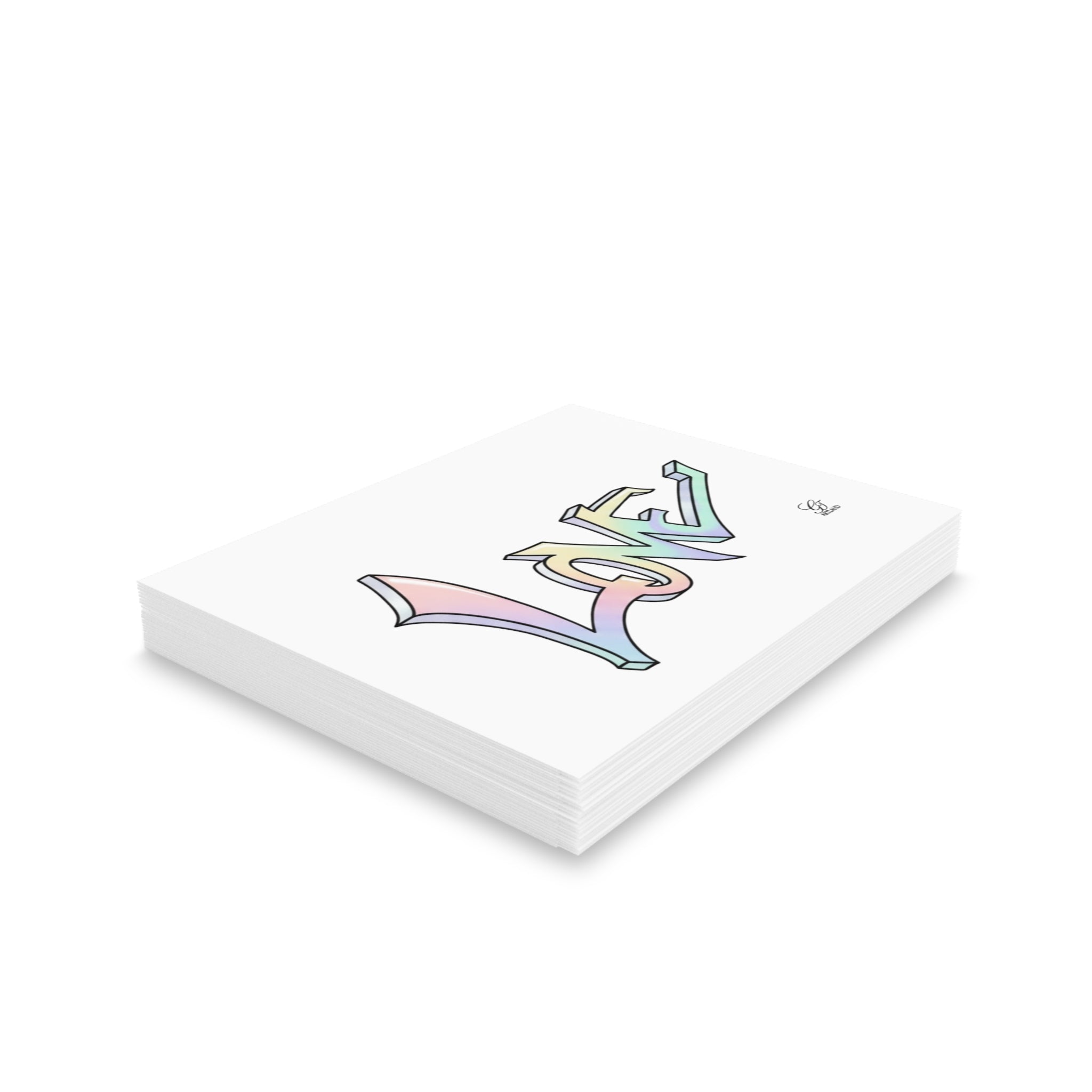 "Love" Retro Clean Greeting Cards (8, 16, and 24 pcs) by GT Artland
