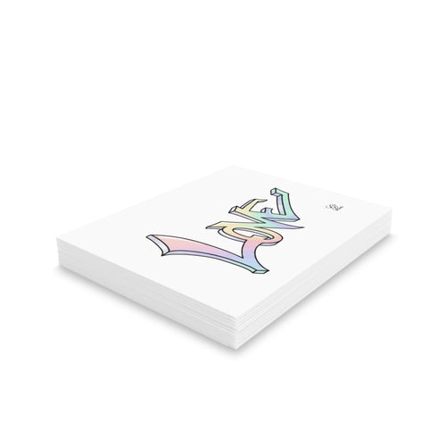 "Love" Retro Clean Greeting Cards (8, 16, and 24 pcs) by GT Artland