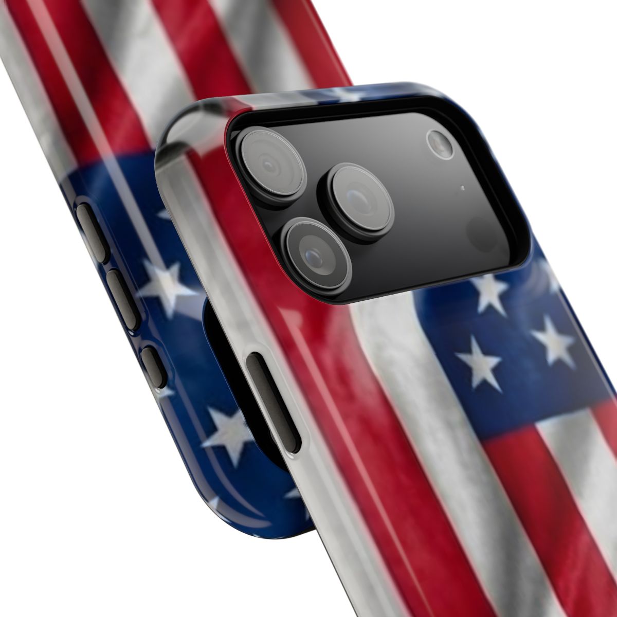 American Flag Designer Impact-Resistant Phone Case — Patriotic USA Protection by GT Artland