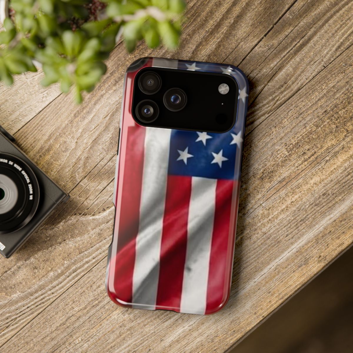 American Flag Designer Impact-Resistant Phone Case — Patriotic USA Protection by GT Artland