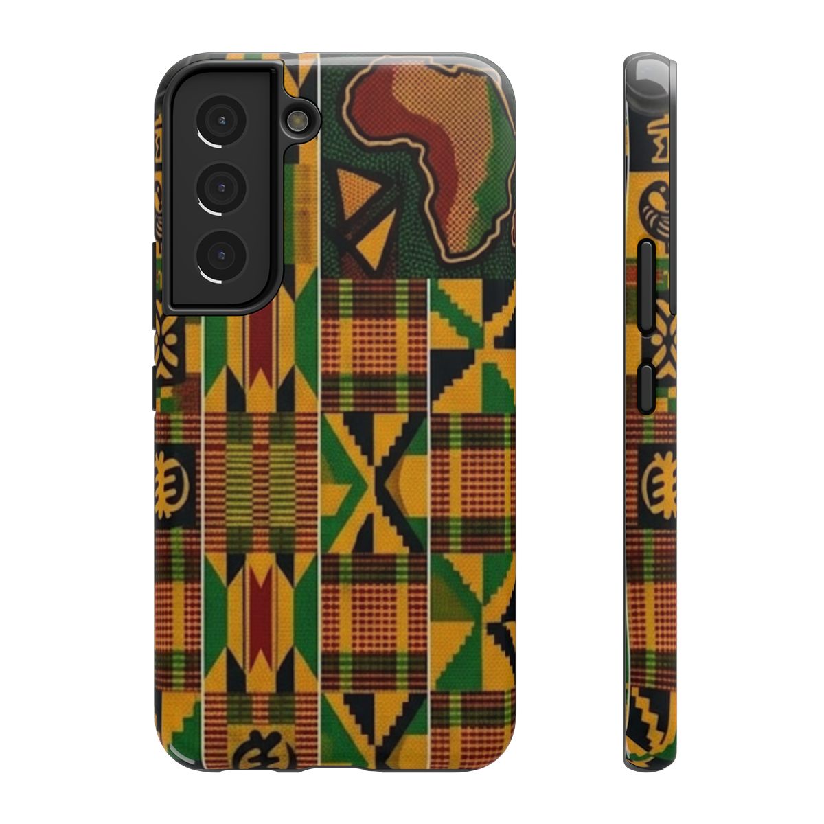 Kenya Pattern Impact-Resistant Phone Case — African Map Design by GT Artland