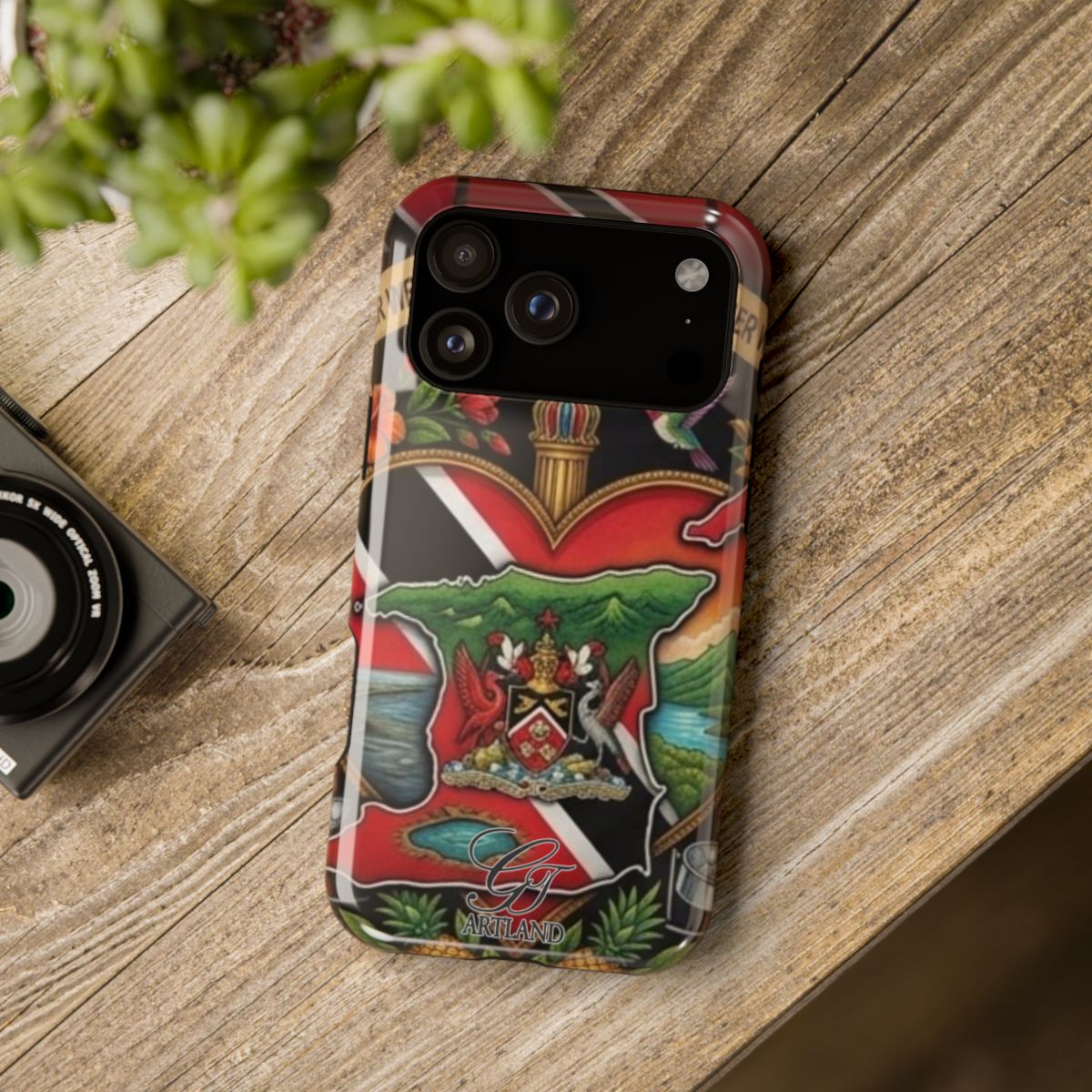 Trinidadian Designer Love-Resistant Phone Case by GT Artland