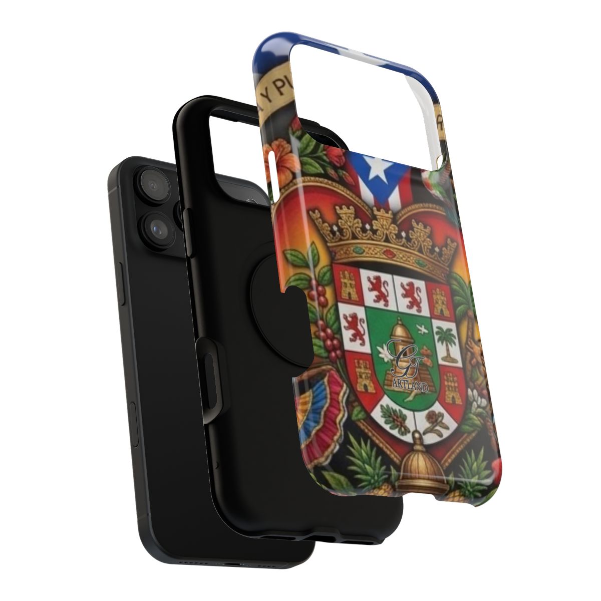 Rican Swagga Royalty Designer Impact-Resistant Phone Case by GT Artland