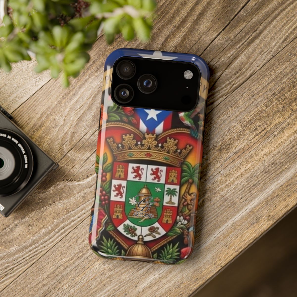 Rican Swagga Royalty Designer Impact-Resistant Phone Case by GT Artland