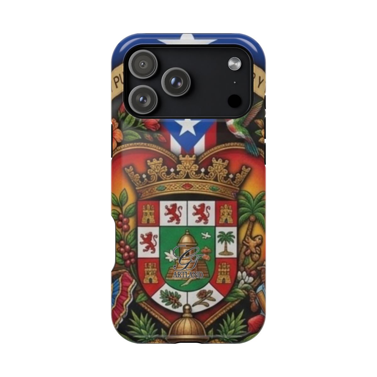 Rican Swagga Royalty Designer Impact-Resistant Phone Case by GT Artland