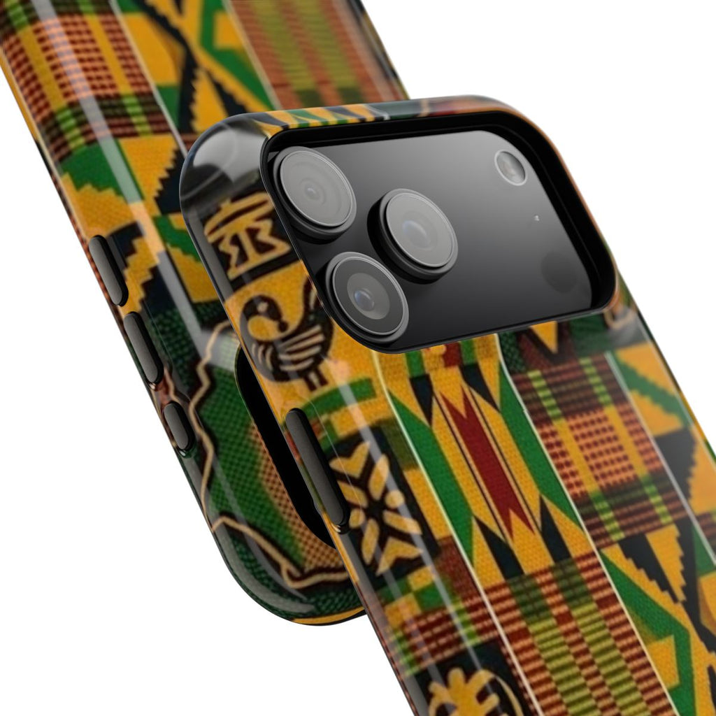 Kenya Pattern Impact-Resistant Phone Case — African Map Design by GT Artland