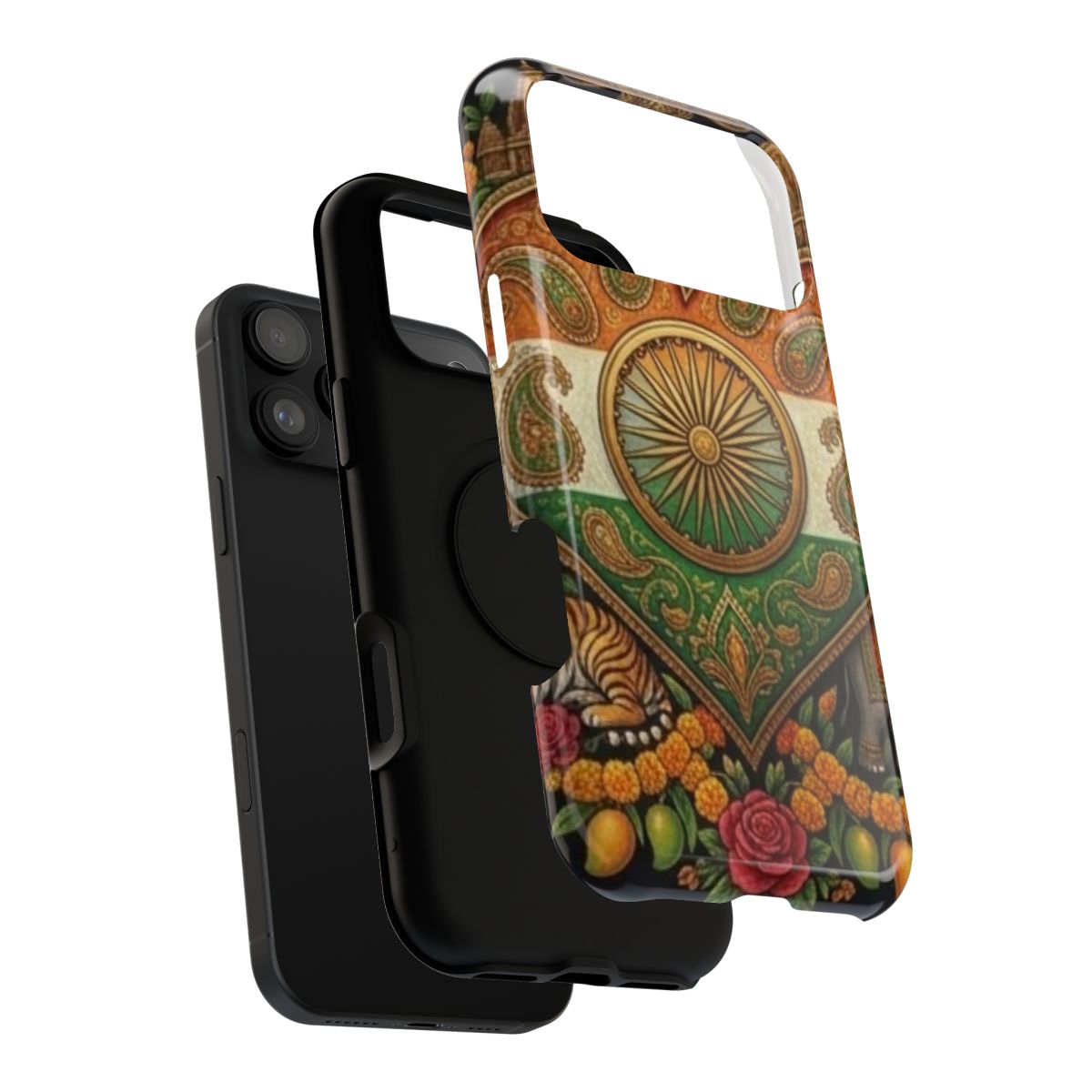 Indian Swag Royalty Designer Impact-Resistant Phone Case by GT Artland