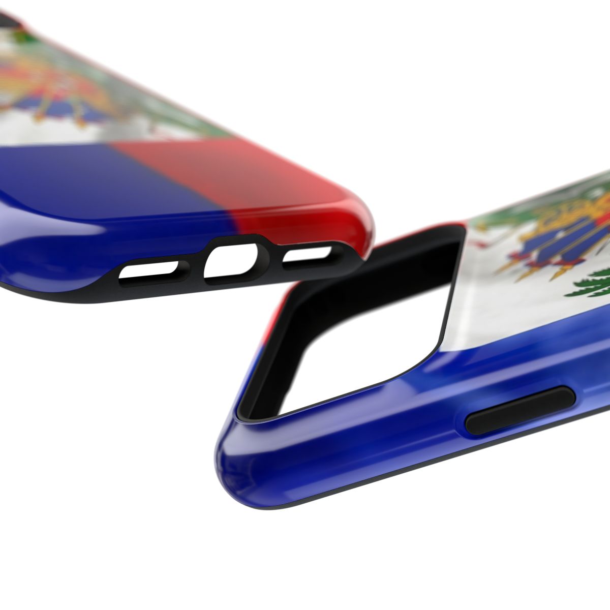 Haitian Pride Designer Flipside Caribbean Impact-Resistant Phone Cases by GT Artland