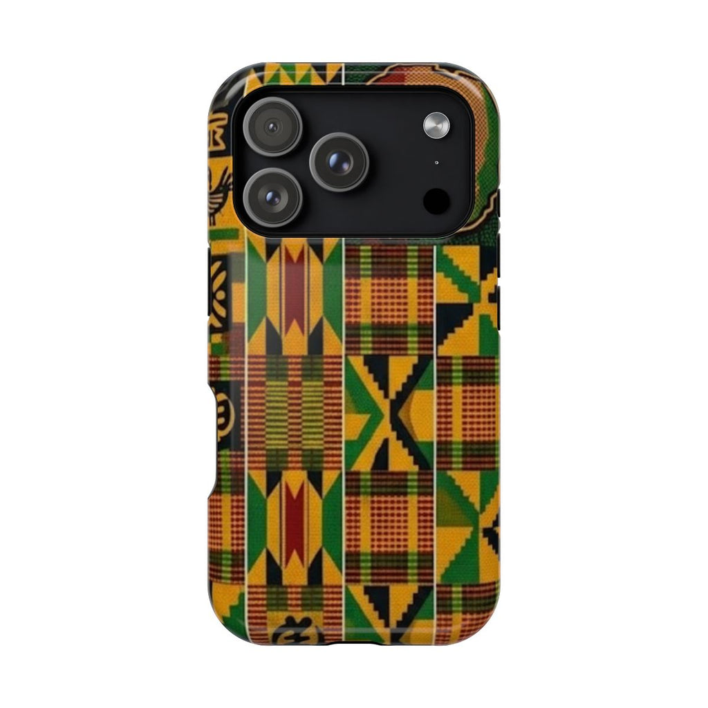 Kenya Pattern Impact-Resistant Phone Case — African Map Design by GT Artland