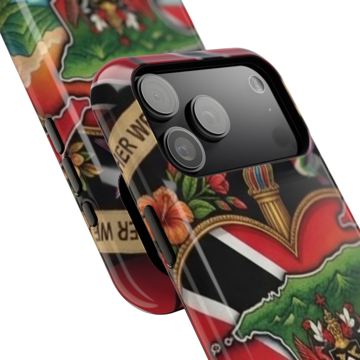 Trinidadian Designer Love-Resistant Phone Case by GT Artland