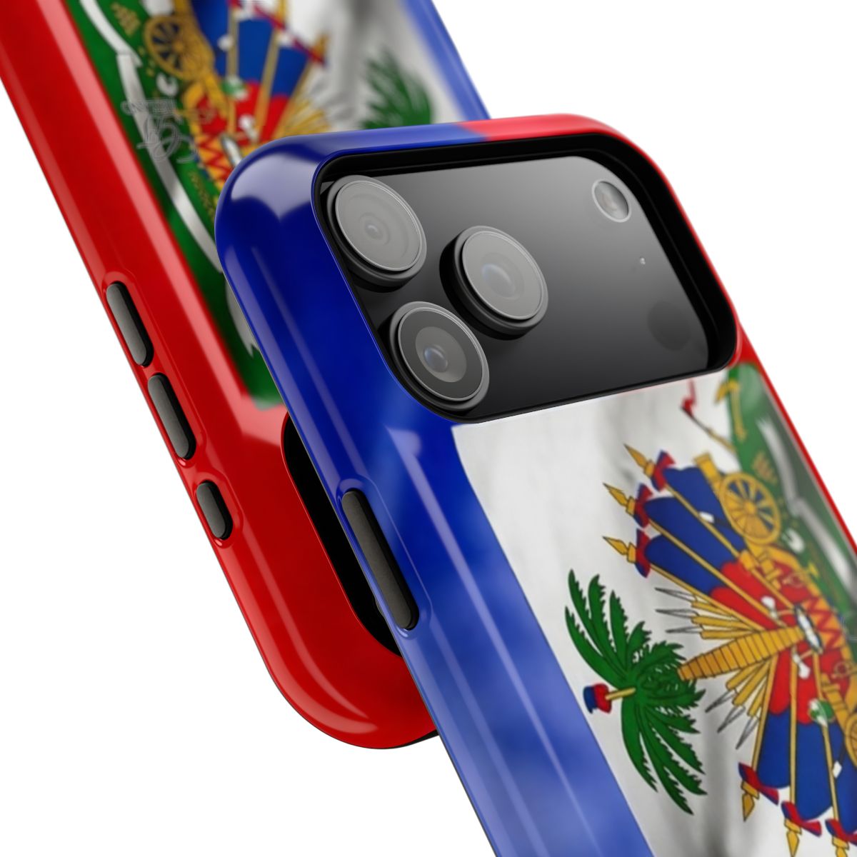 Haitian Pride Designer Flipside Caribbean Impact-Resistant Phone Cases by GT Artland