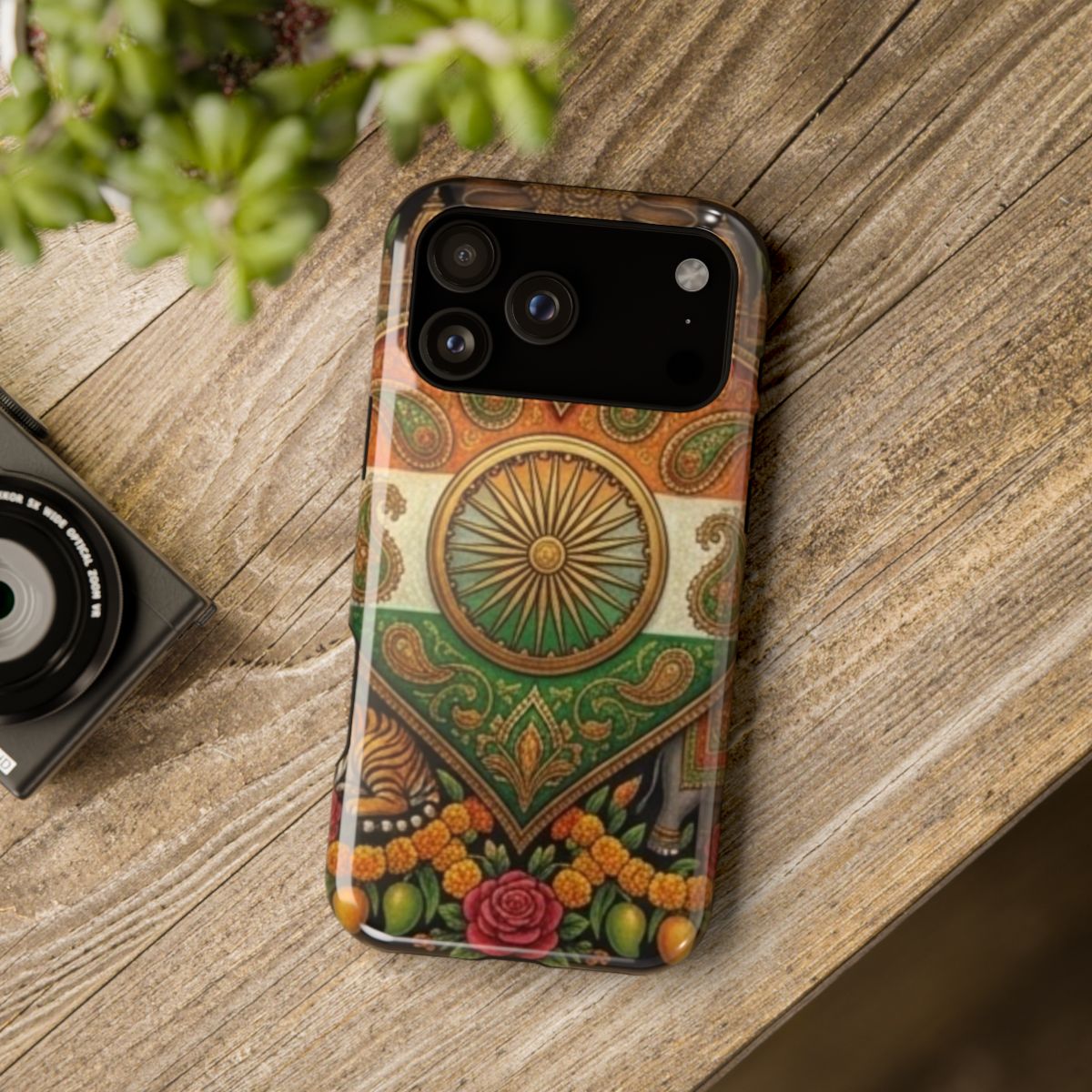 Indian Swag Royalty Designer Impact-Resistant Phone Case by GT Artland