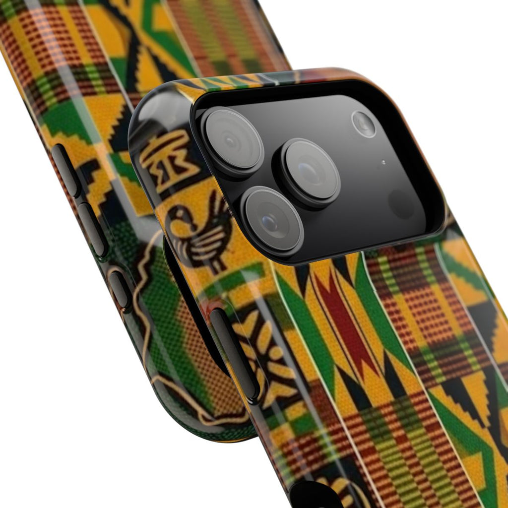 Kenya Pattern Impact-Resistant Phone Case — African Map Design by GT Artland