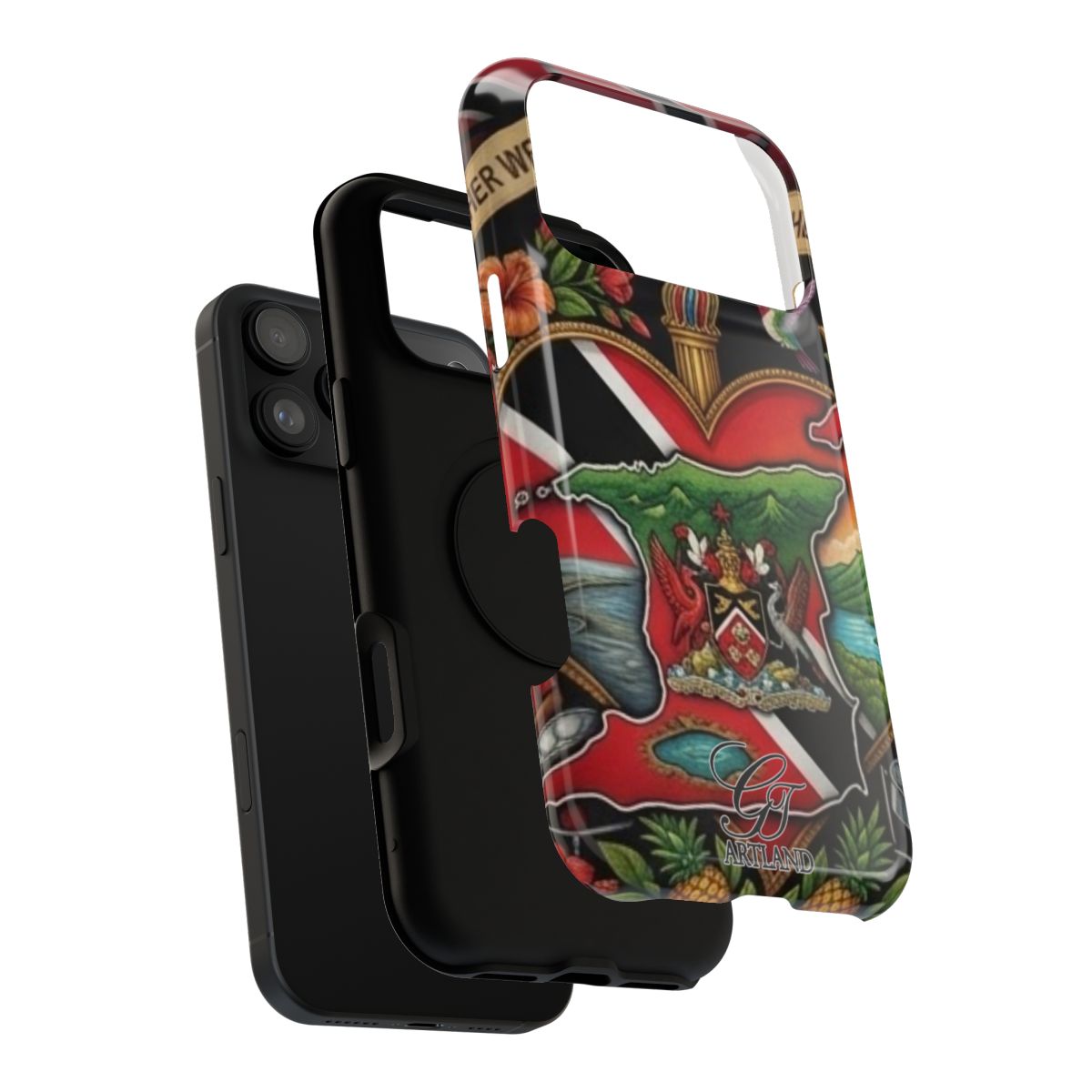 Trinidadian Designer Love-Resistant Phone Case by GT Artland