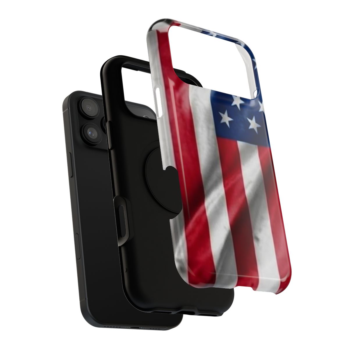 American Flag Designer Impact-Resistant Phone Case — Patriotic USA Protection by GT Artland